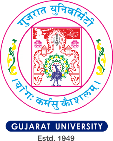 Gujarat University logo